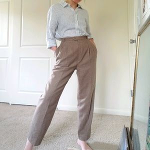 Authentic Vintage Italian Wool Trousers